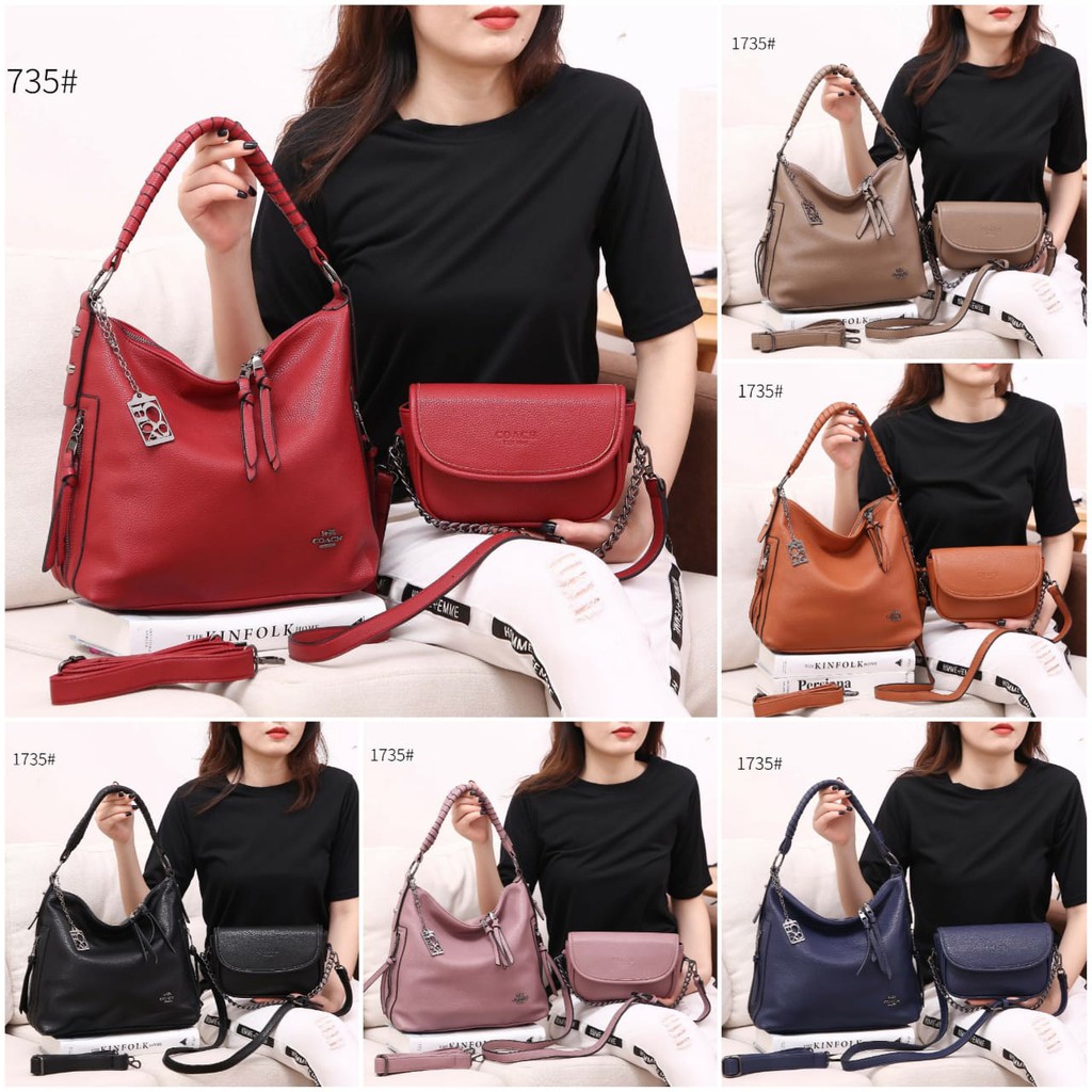 Coach HOBO 2 IN 1 Sling Bag #1735 H