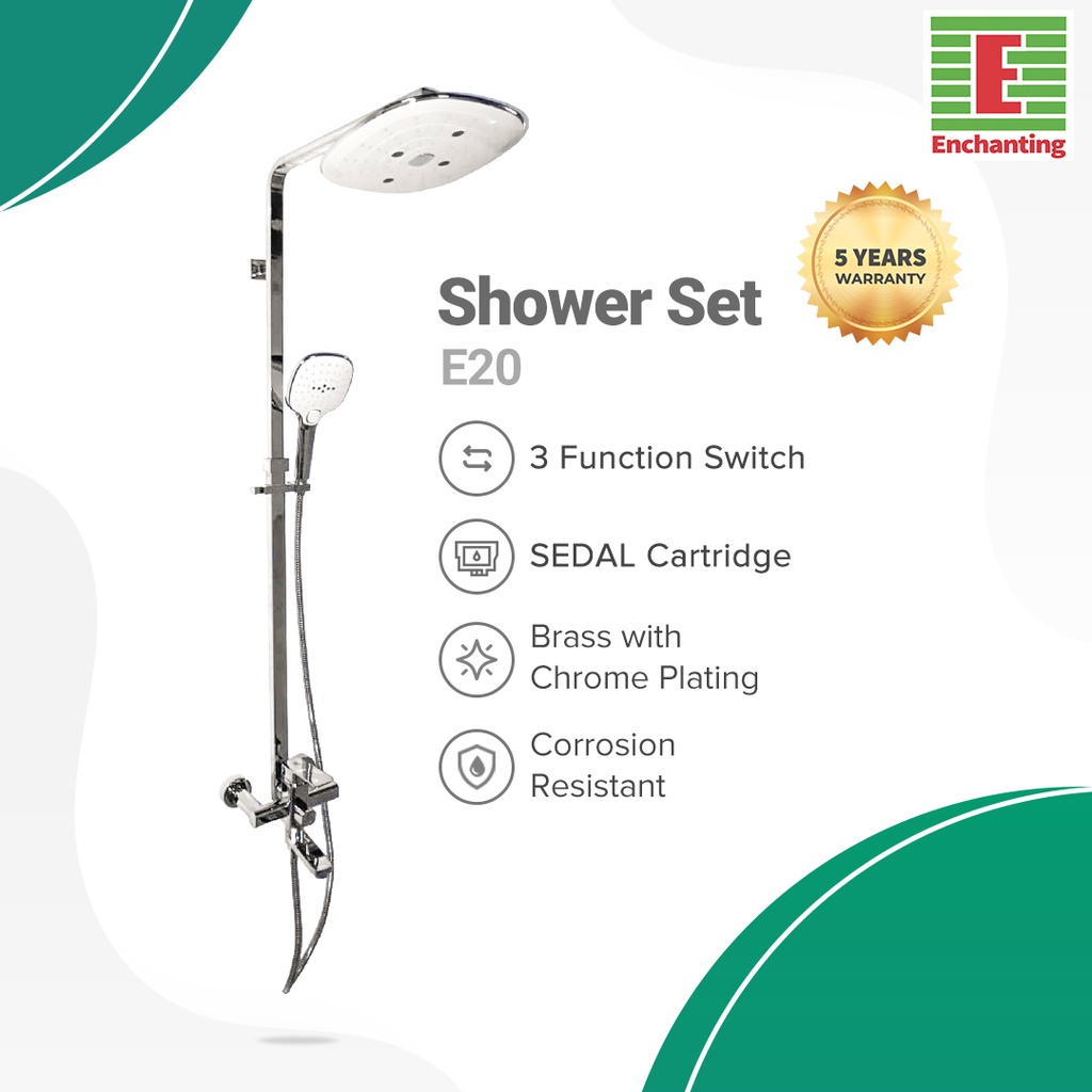 Kran Shower Set Mandi Europe Enchanting E20