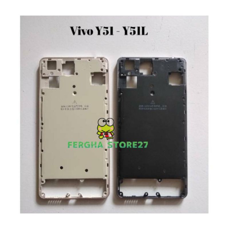 Tutup Mesin - Tulang Casing Belakang - Rangka Casing Belakang - Bezel Casing Vivo Y51 - Y51L ORI