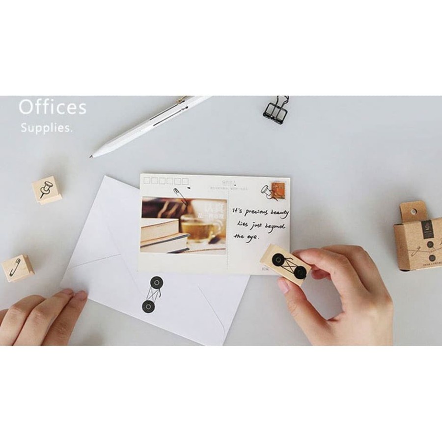 Wooden Stamp - Office Series