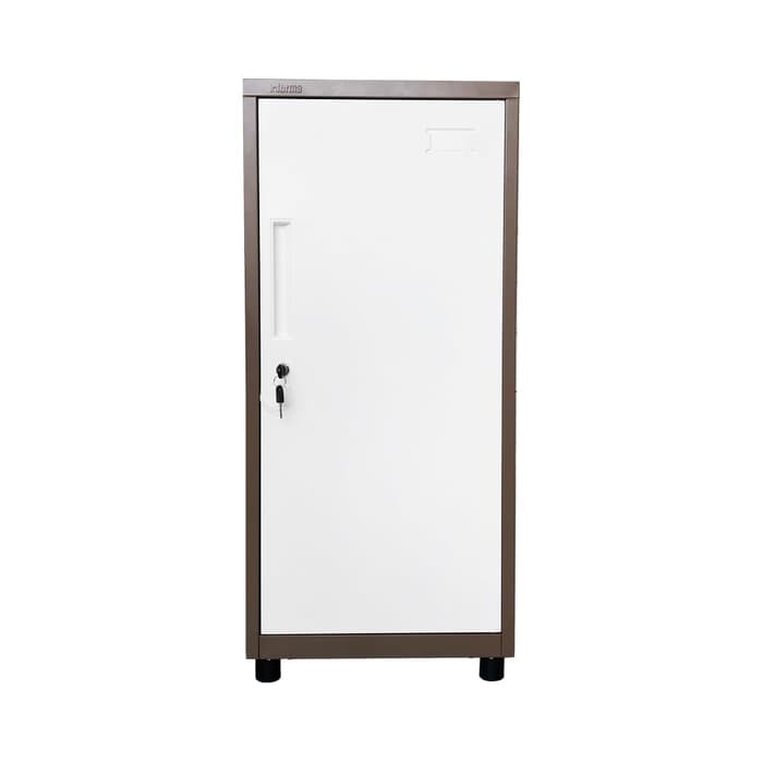 INFORMA - LEMARI BESI - FILING CABINET 1 DOOR WITH LOCK BROWN WHITE bn17