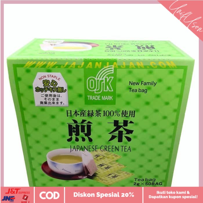 

⭐COD⭐ Osk Japanese Green tea - teh hijau jepang