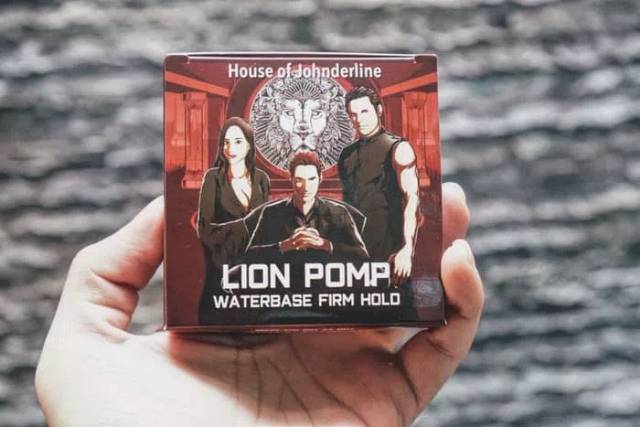 LION POMP POMADE WATERBASED FIRM HOLD BY LION CLAY MADE IN DUBAI FREE SISIR