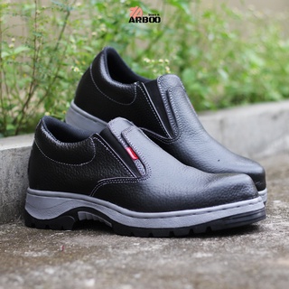 Jual Sepatu Safety Slip On King Arboo Chetaah Ujung Besi Anti Slip Tidak Licin Kerja Hotel