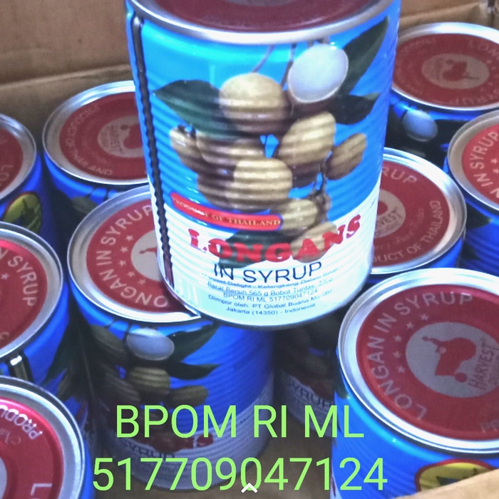 

Kalengbuah- Longan Kaleng / Longans Kaleng Harverst Longans In Syrup 565G Minuman -Buah-Kaleng.