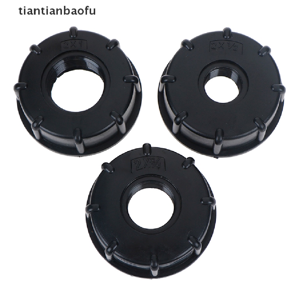 (Tianbaofu) Adapter Konektor Katup Tangki Air IBC 1 / 2 &quot;3 / 4&quot; 1 &quot;