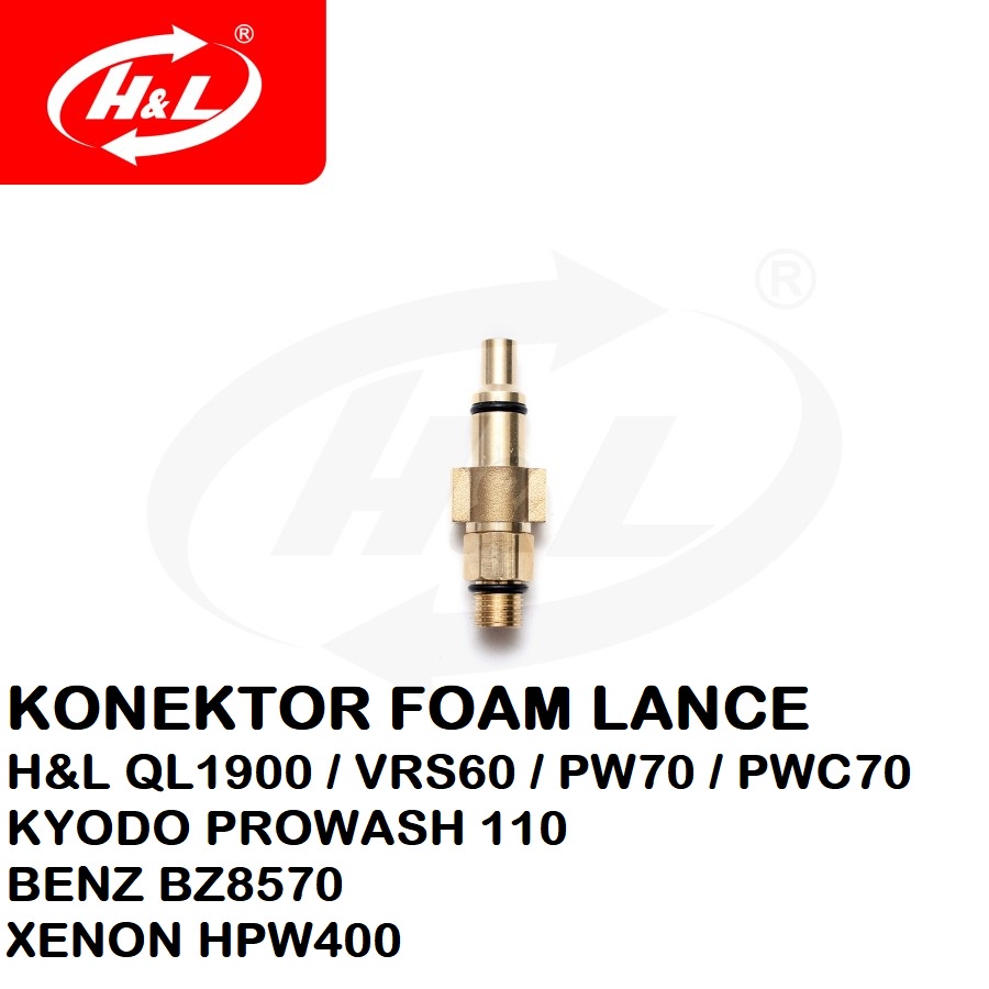 NEPEL / ADAPTOR / KONEKTOR FOAM LANCE CONNECTOR JET CLEANER