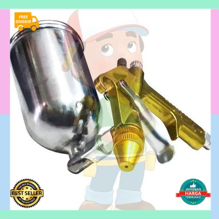 KONEKTOR HOSE PNEUMATIC Alat Penyemprot Cat Spet 200ml Titanium - Shogun Spray Gun R2 / K2 COD