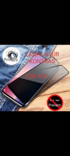 10D ANTI SPY FULL COVER - TEMPERED GLASS VIVO V27E/V25E/V23 5G/V21 4G/V21 5G/V20/V19/V17 PRO/V15 PRO/V15/V11 PRO/V11/VIVO T1 5G/T1 PRO 5G/Z1 PRO/S1/S1 PRO