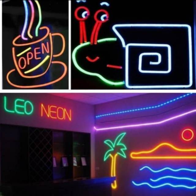 Lampu Led Selang Neon Strip Neon Flex Flexible Neon Fleksibel / Meter