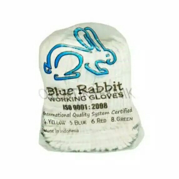 Working Gloves 8b Green - Sarung Tangan Kerja Industri Benang 8 Hijau