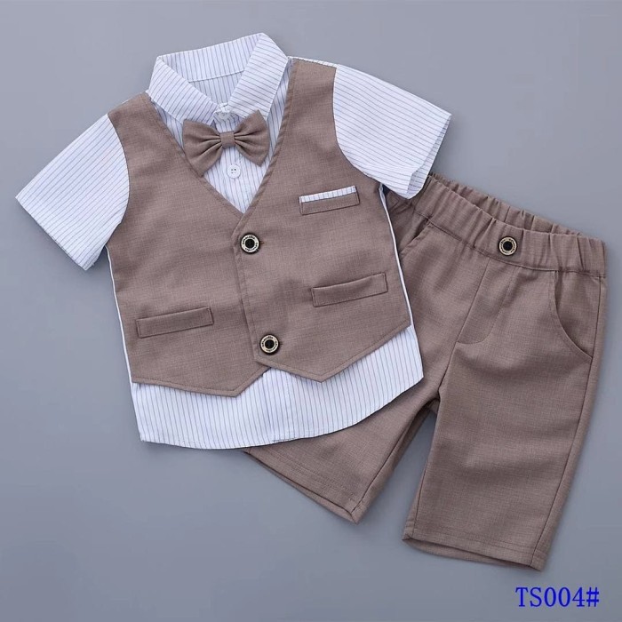 

Promo Spesial - Setelan Anak Dasi Polos Cokelat Import Premium Murah