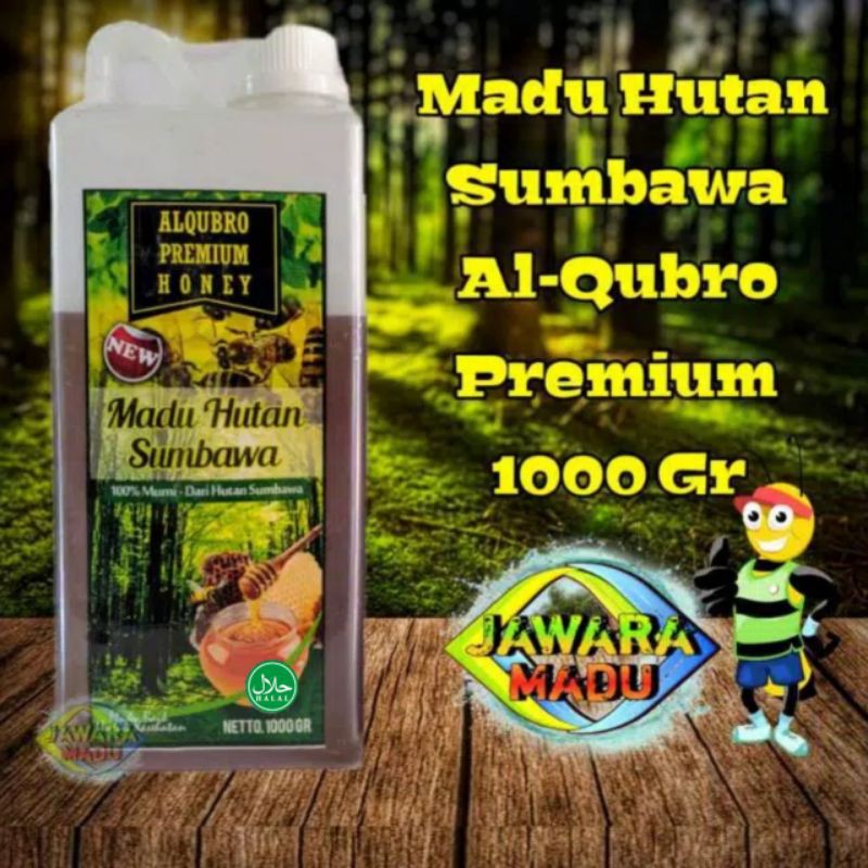 

Madu Murni Asli Al Qubro Alqubro Al-Qubro 1Kg Madu Hutan Sumbawa Premium 1000 Gr - Varian Hutan