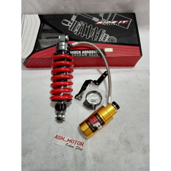 Monoshock Ride it GP 103 Jupiter MX new, Old, MX King Tabung pisah Fleksibel Ride it GP 103 Gold Series As Gold
