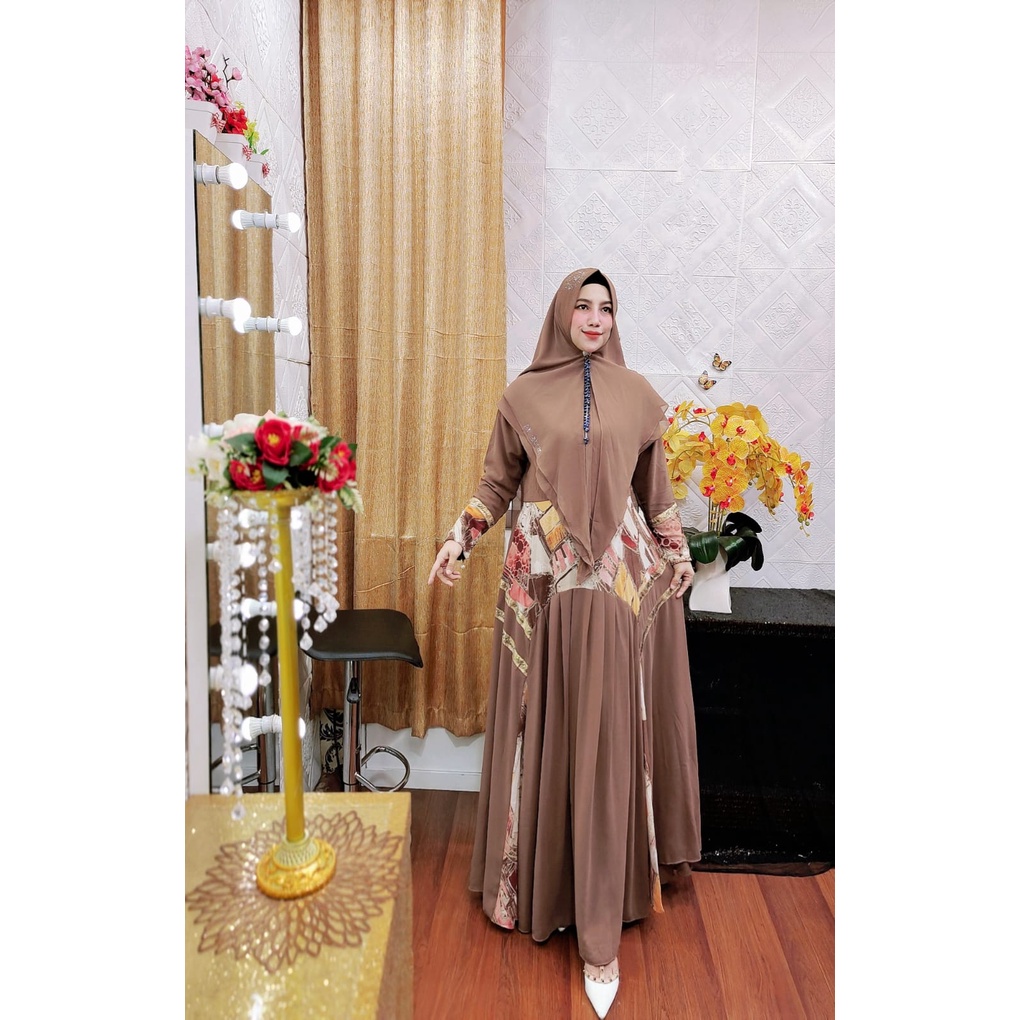 GHAISSAN  SERIES BRAND AL GIBRAN ORI Hijab Gamis Syari Kekinian BestSeller Terlaris Termurag Origina