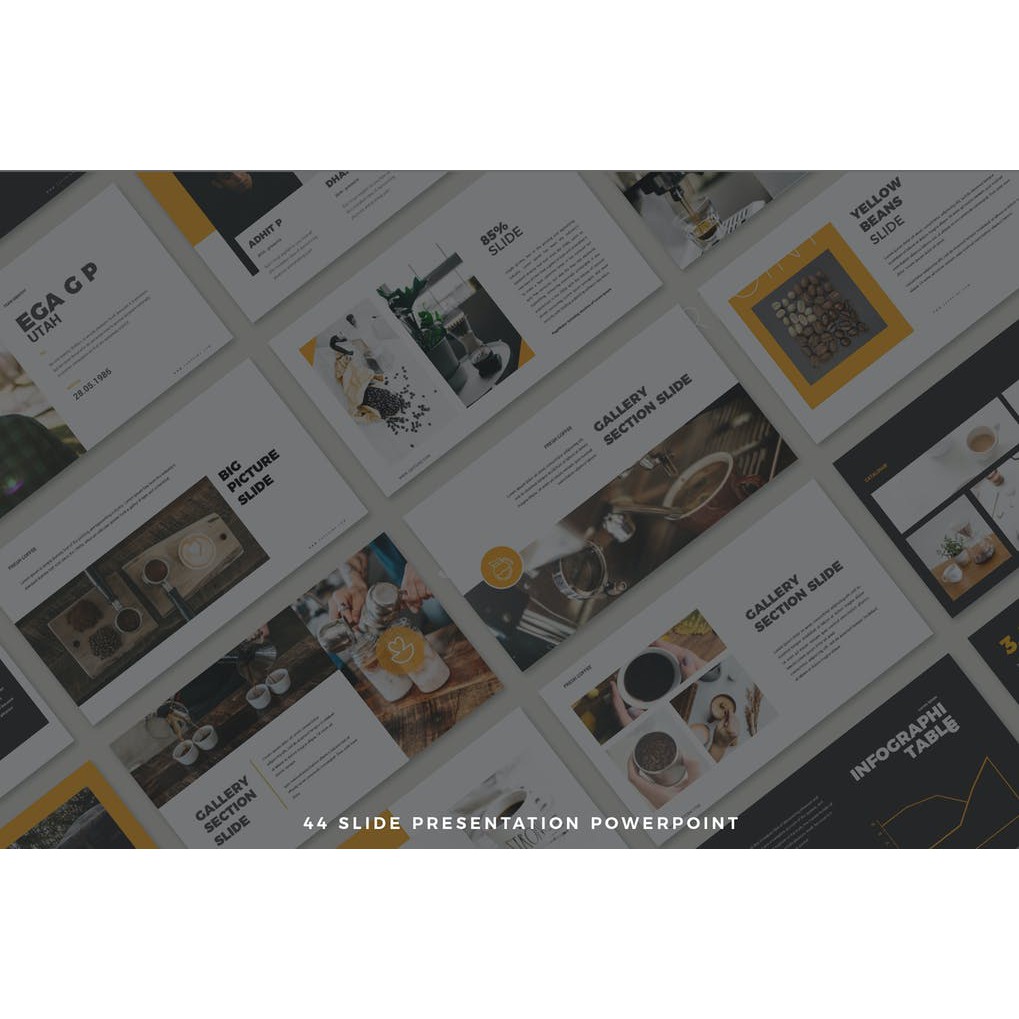 

Template Powerpoint: 44 Clean - Kreatif Slide Presentasi (PPT,PPTX)
