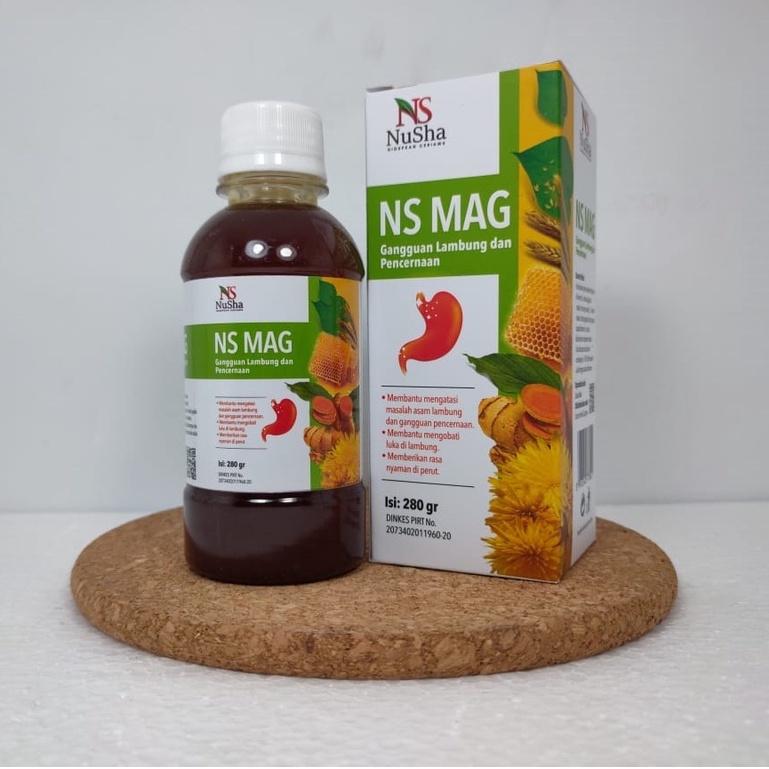 Madu Maag NS MAG (6 in 1) Mengobati Sakit Maag Asam Lambung Gerd Mual Kembung 280 gr