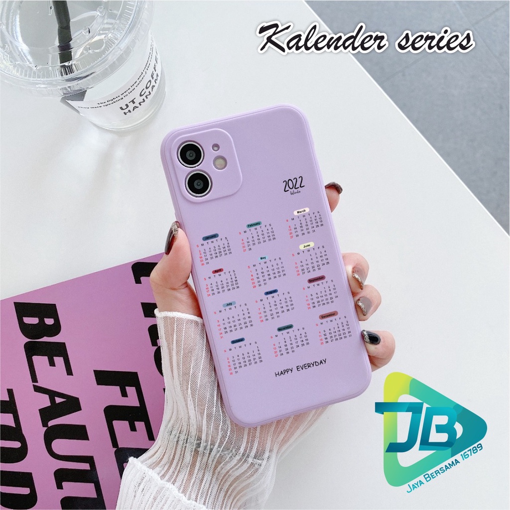 CASE CASING SOFTCASE SILIKON MACARON PELINDUNG KAMERA KALENDER SERIES OPPO VIVO SAMSUNG XIAOMI REALME IPHONE ALL TYPE JB5576