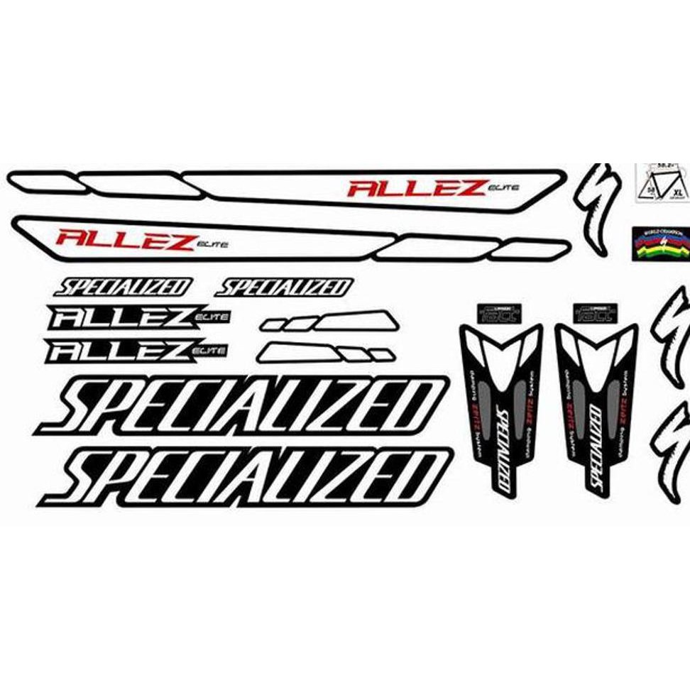 Sticker Frame Specialized Allez (hitam)
