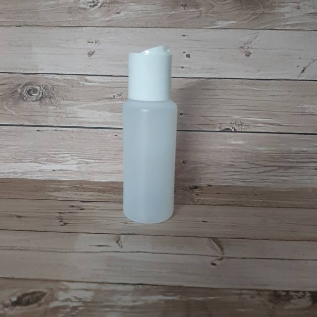 Botol HDPE 60ml tutup prestop putih
