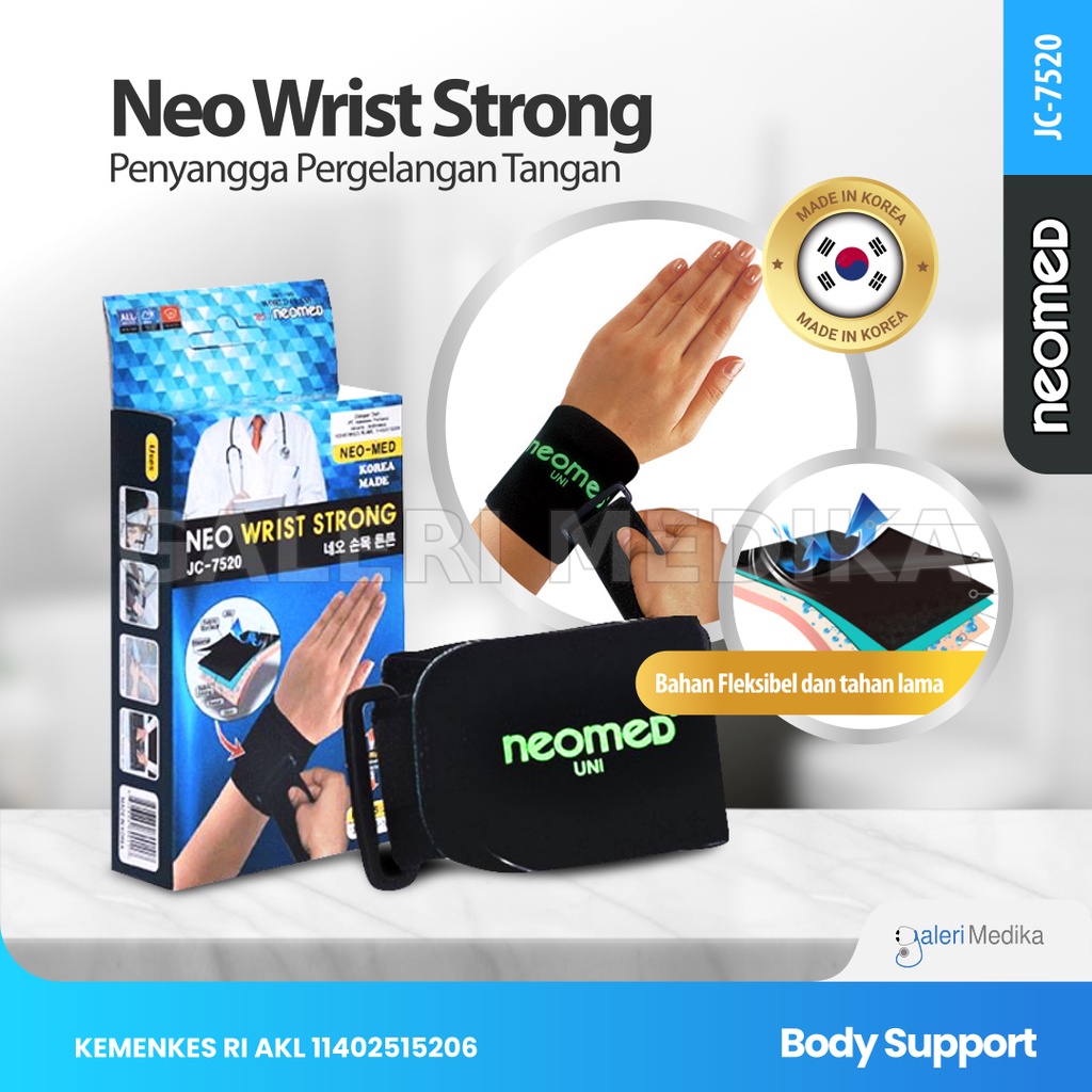 Neomed Neo Wrist Strong JC-7520 - Pelindung Pergelangan Tangan