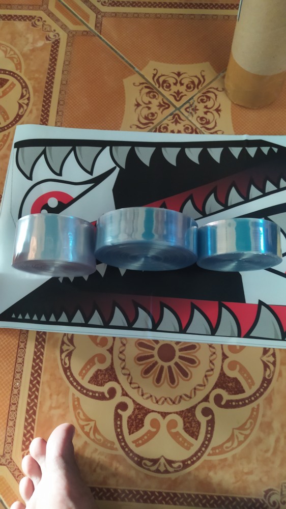 Plastik Shrink Plastik Segel 4 Cm X 50 Meter