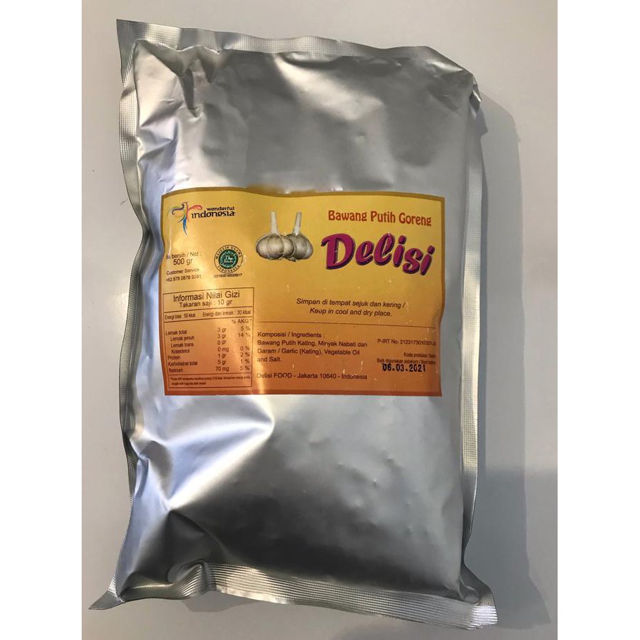 

Ready Stock] Bawang Putih Goreng Delisi (500 Gr)
