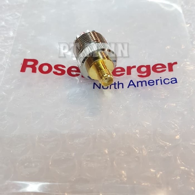 Konektor Adapter UHF female ke SMA female Rosenberger