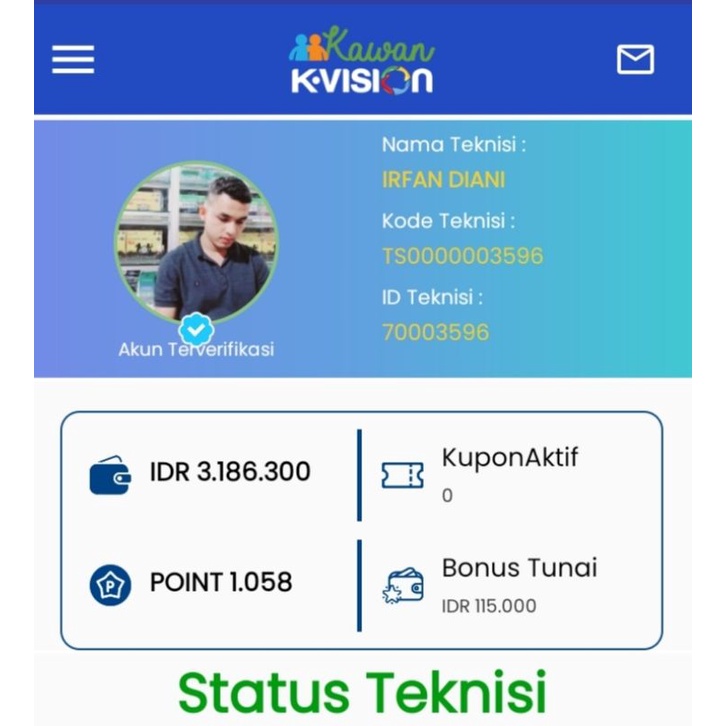Saldo Kvision Dan Kawan Kvision