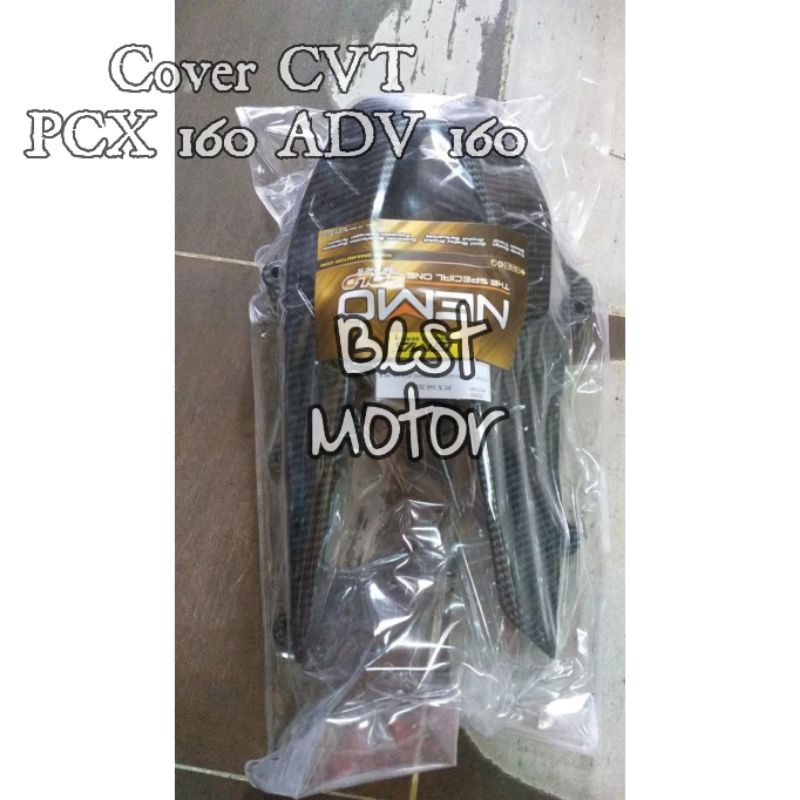 COVER CVT TUTUP CVT PCX 160 / ADV 160 ORIGINAL NEMO COVER CVT CARBON