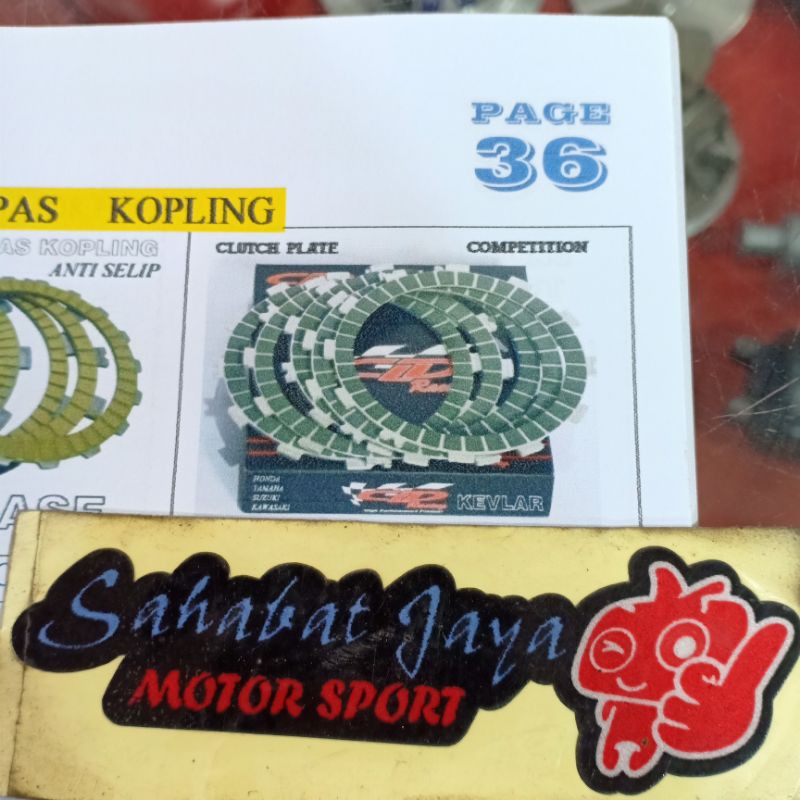 Kampas Kopling Kevlar CLD Racing CB 150R CBR 150R Sonic 150R Original CLD