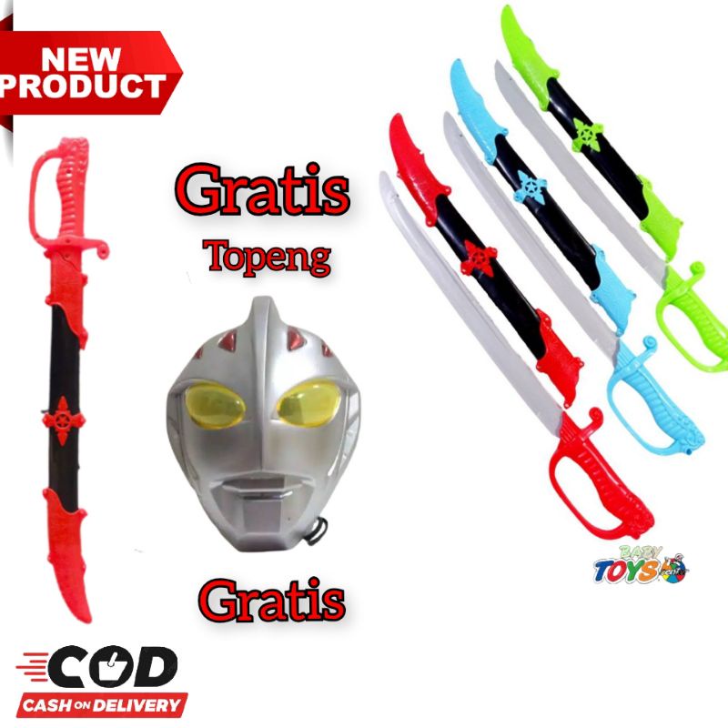 Mainan Pedang - pedang plastik Aladin panjang murah