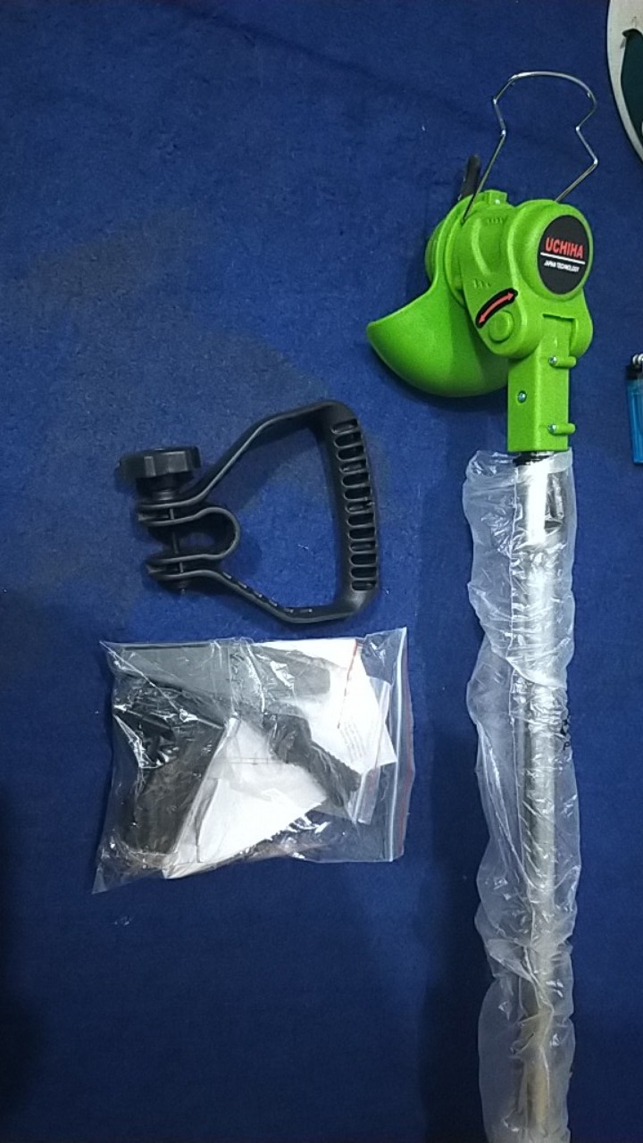 Mesin Potong Rumput Padi Uchiha Uciha Brush Cutter Cordless Baterai Tanpa Kabel