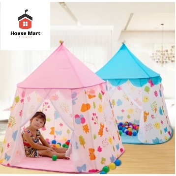 Tenda Anak Model 2 Pintu Warna Warni Tenda Bermainan Anak Tenda Lipat Original