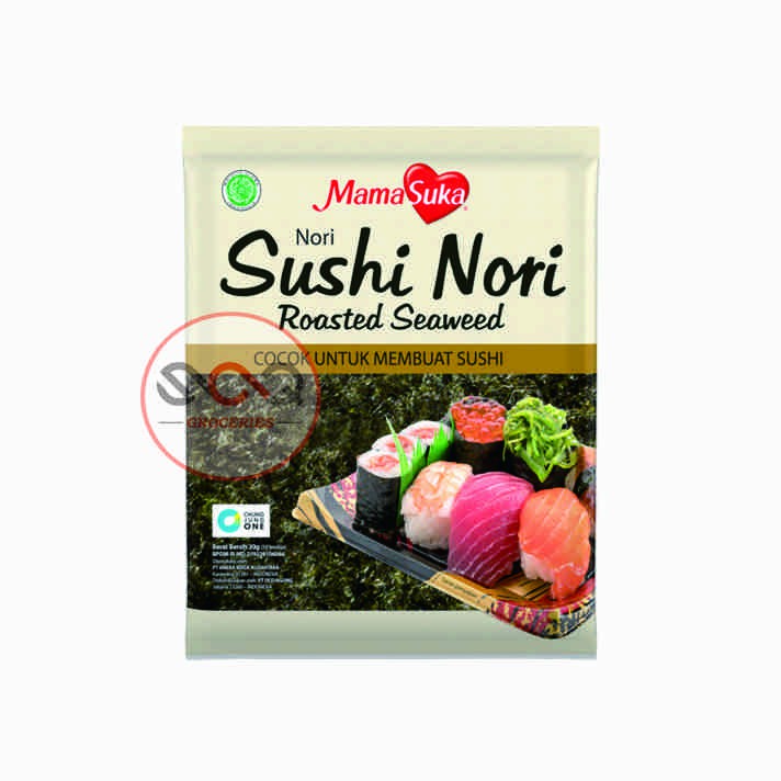 

Rumput Laut Sushi Nori Mamasuka 20Gr