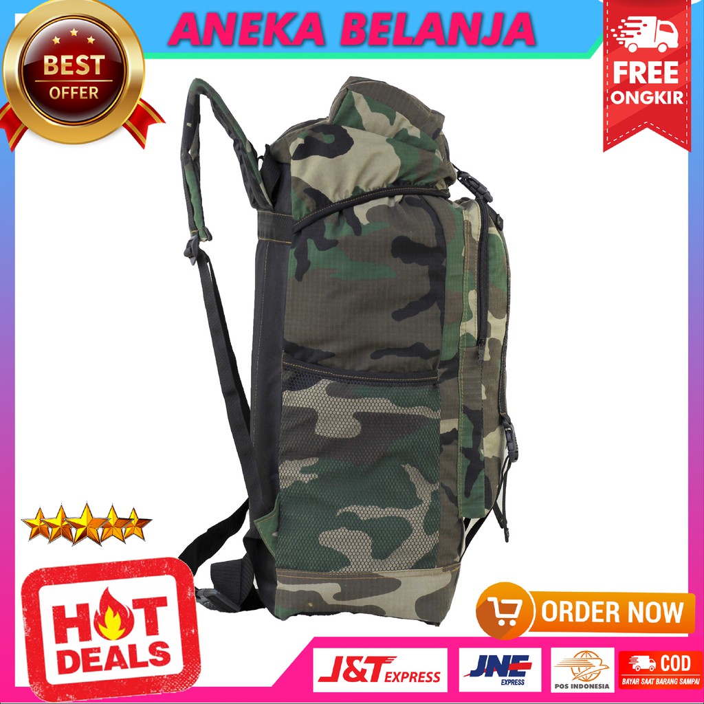 Tas Gunung Kapasitas Besar Army Archie Terbaru Bacpack Carrier Kapasitas 40L Travelling Premium Kekinian Tas Camping Outdoor Bahan Kuat Awet Terlaris Tas Punggung Hiking Fashionable Impor Termurah Ransel Mudik Ukuran Jumbo Casual Berkualitas