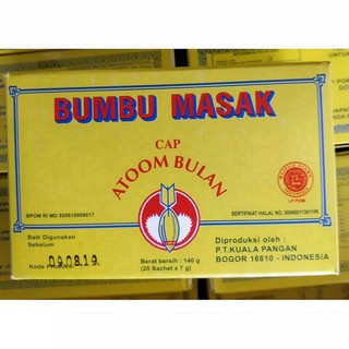 BUMBU PENYEDAP CAP ATOOM BULAN 7 GRAM / BUMBU MASAK ATOM