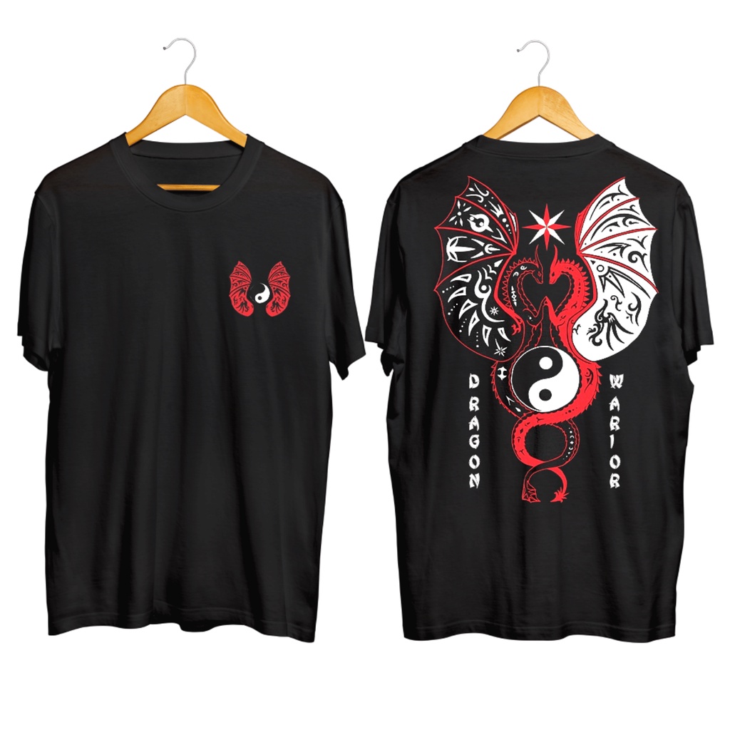 Baju Kaos NAGA DRAGON JAPAN T-shirt  KAOS NAGA  Kaos JEPANG  Kaos Pria  T-shirt  Kaos YIN YANG