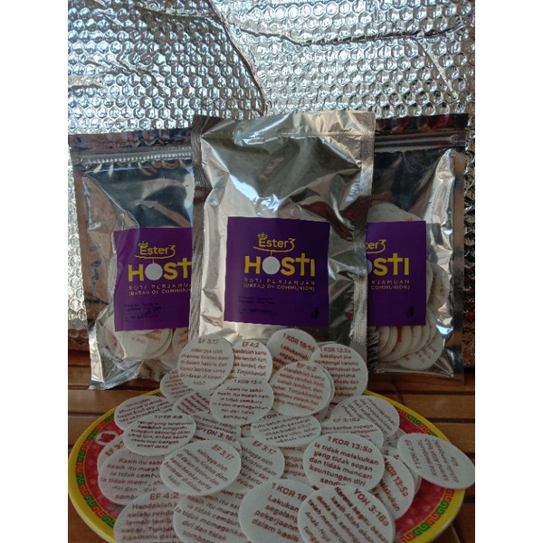 

Hosti Ayat Alkitab versi Indonesia 50 pcs