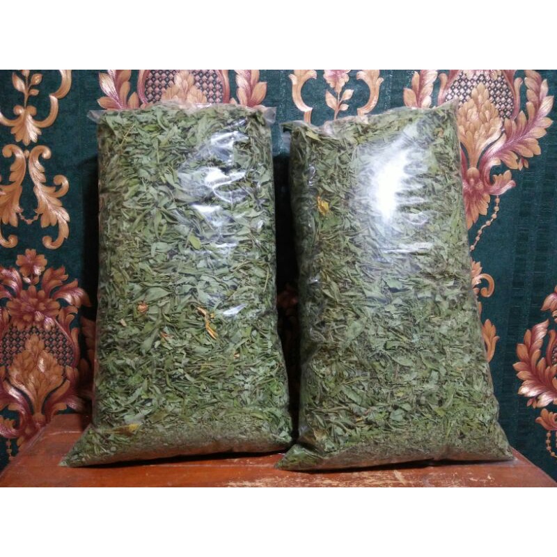 Makanan kelinci/cemilan kelinci/rumput kering hay indigofera  full daun