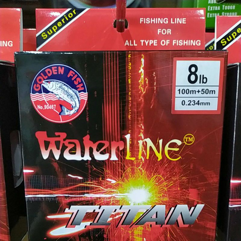 SENAR MONFILAMENT WATERLINE TITAN 150METER