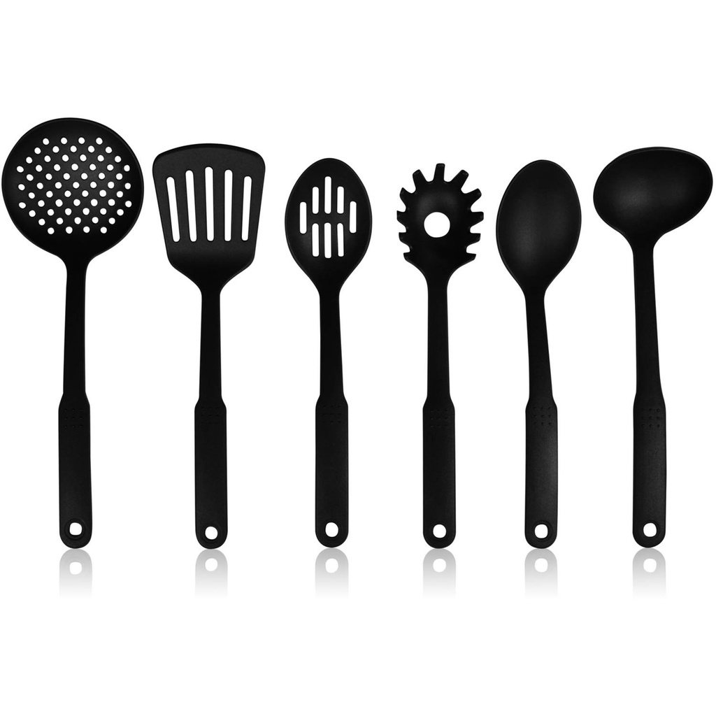 [ COD ] Spatula Nylon Set 6pcs / Kitchen Tools Set 6pcs / Sutil set