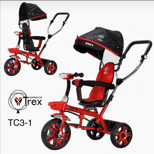 SEPEDA RODA TIGA TREX C 3-1 BANGKU PUTAR COCOK UNTUK KADO