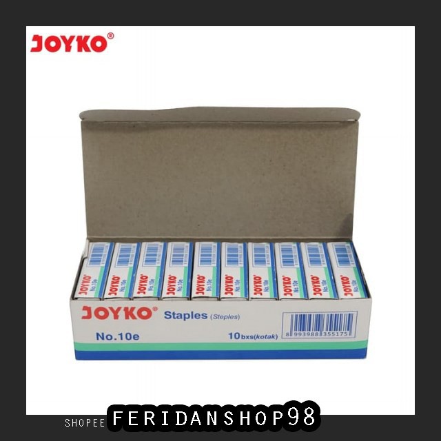 

BT533 STAPLES ISI BEST STAPLER REFILL STAPLER JOYKO NO. 10E 10 BOX BY FERIDANSHOP98