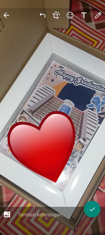 Scrap Frame 3d Paket Hemat Kado Wisuda