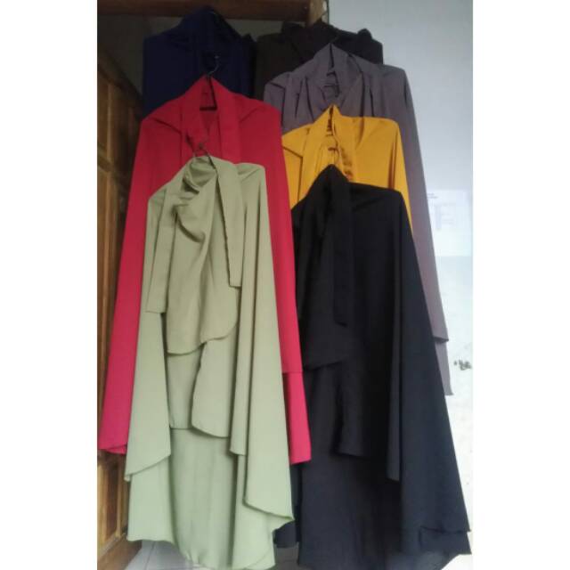 Khimar Wolfis / Khimar Wolpeach / Khimar Wolpis / Khimar Syari (cadar bandana)
