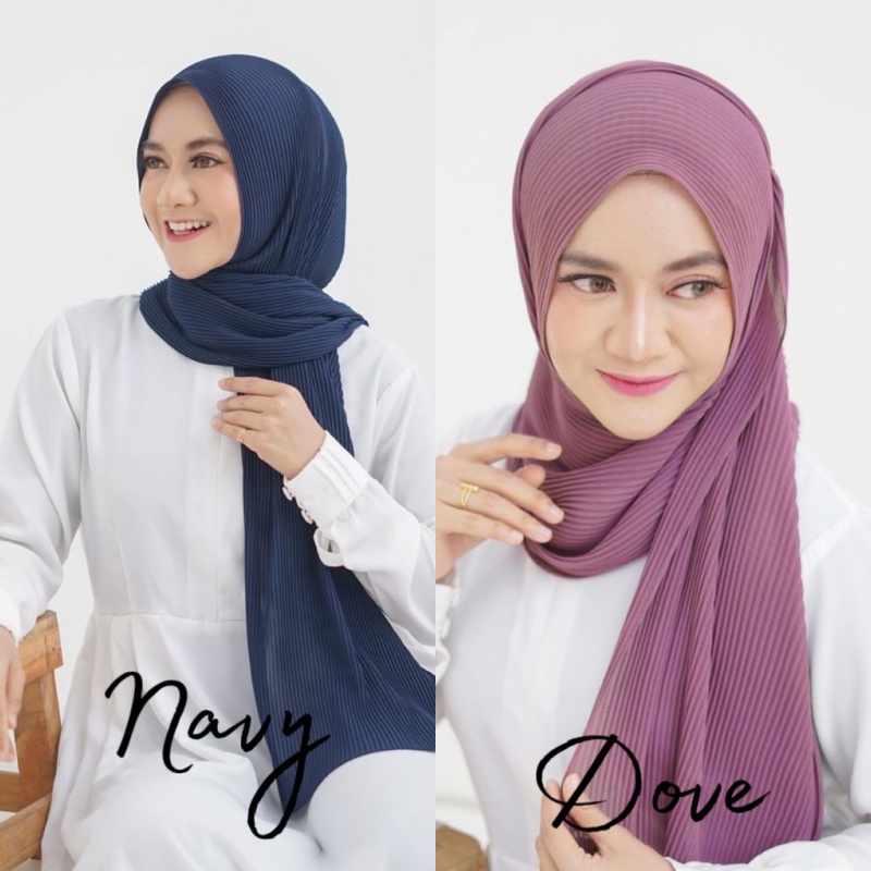 DISKON 50% PASHMINA FULL PLISKET 180x75 BABYDOLL PREMIUM /PASHMINA PLISKET LIDI / PLEATED SHAWL