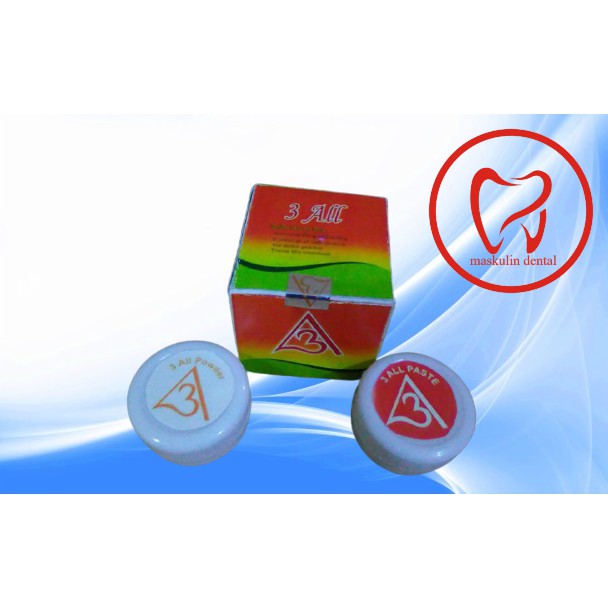 3 Mix Dental / bahan perawatan pulpa gigi / tambalan gigi permanen / Dental 3 all mix MP 3 mix