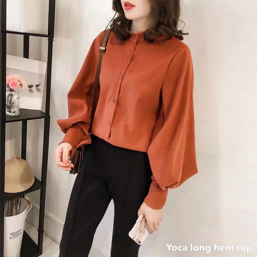 Yoca long hem top - Thejanclothes