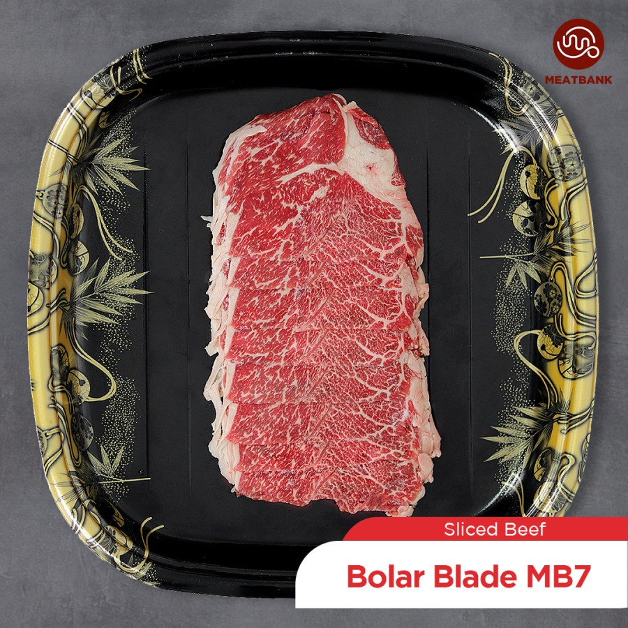 

MEATBANK WAGYU SLICE MB7 bolar blade mb 7 yoshinoya premium shortplate